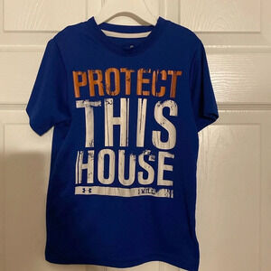 Under Armour Boys Short Sleeve Shirt Size 5